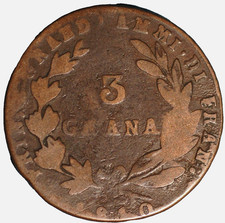 1810 Stati Italiani 3 Grana