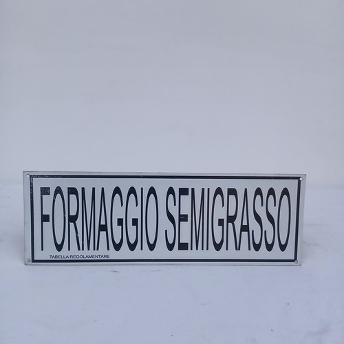 Insegna smaltata serigrafata - insegna,