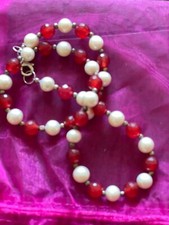 Collana girocollo perle e