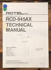 Rotel RCD-945AX Lettore CD