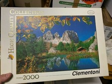 RARO Puzzle 2000 pezzi 32077 clementoni autunno sulle Dolomiti