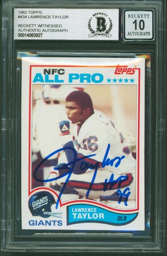 Carta giants lawrence taylor - carta,