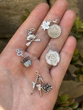 5 Ciondoli Vintage, Argento