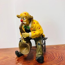 Statuina pagliaccio retrò Showa oggetto interno mercato delle pulci | Zakka Ekowa