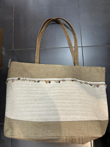 Borsa grande paglia iuta - paglia,