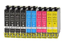 10 Cartucce compatibili PER EPSON XP225 XP212 XP215 XP205