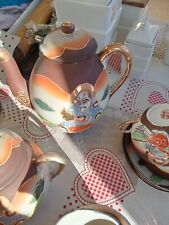 servizio caffè da 6 in porcellana cinese anni 30/40