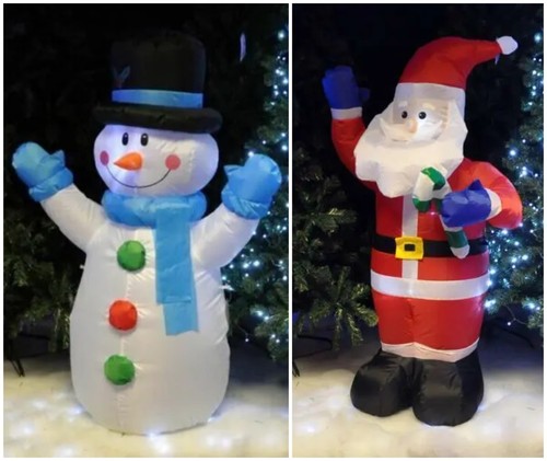 Figura pupazzo neve babbo - di,