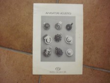 CATALOGO AVVISATORI ACUSTICI CEV PER MOTO E MOTORINI-piaggio/benelli/garelli ecc