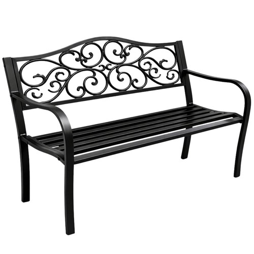 Panca giardino metallo - in, nero