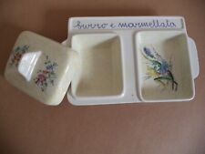 Porta burro marmellata vintage ceramica Italy anni 50 Lavoratti Sesto Fiorentino