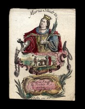 santino incisione 1700 MARIA