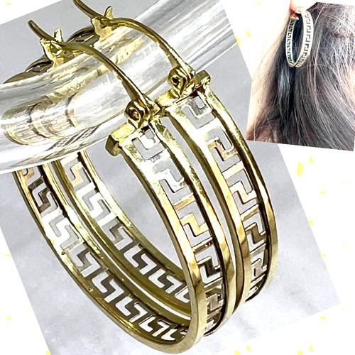 Orecchini cerchio oro design - cerchio,