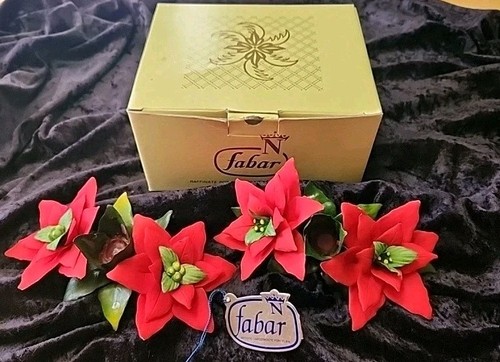 Portacandele poinsettia - portacandele,
