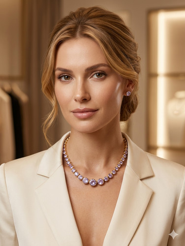 Collana tennis donna - collana, acciaio