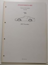Porsche 911 993 Turbo Service Information Technik 1996 libretto officina depliant