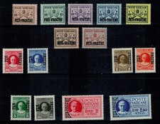 VATICANO 1931/ PACCHI POSTALI, SERIE DI 15 VALORI INTEGRI MNH**