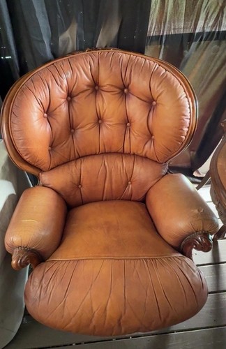Poltrona chesterfield vintage - chesterfield,