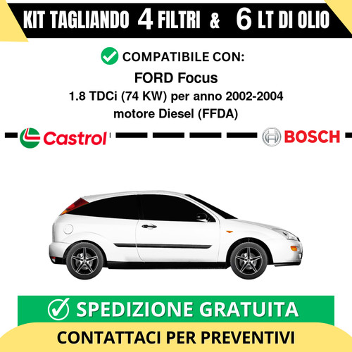 Tagliando per ford focus - focus, 1.8