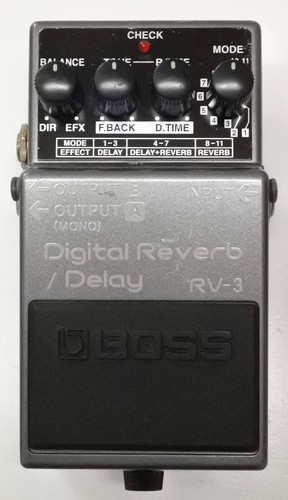 Boss digital reverb delay - rv-3,