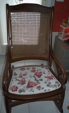 Sedia a dondolo vintage