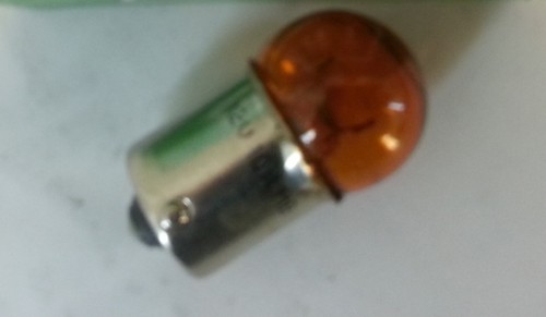 Lampadina 12v 10w arancio - lampadina,