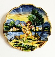 ANTICO PIATTO-MAIOLICA-EGISTO