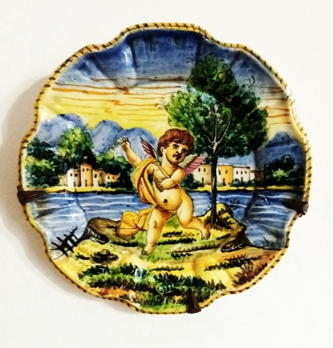 Antico piatto maiolica egisto - antico, piatto-maiolica-egisto