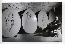 Lucio Fontana Cartolina Mostra