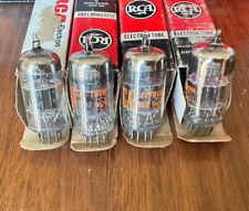 4 tubi audio NOS RCA piastra nera 12AV7 (5965 7062)