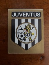 FIGURINE CALCIATORI PANINI 1972-73  JUVENTUS - SCUDETTO BADGE #133 NEW (5290)