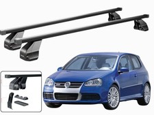 BARRE PORTATUTTO PORTAPACCHI TETTO PER GOLF 5 (1K) 3 PORTE 2003-2008 MENABO NERE