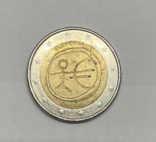 Moneta 2 euro uomo stilizzato Slovenia EMU 1999-2009
