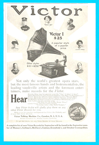 Rca victor records fonografo - rca,