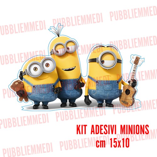 Kit adesivo stickers minions - adesivo,