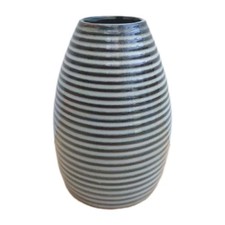 Vaso Ikea in ceramica a righe