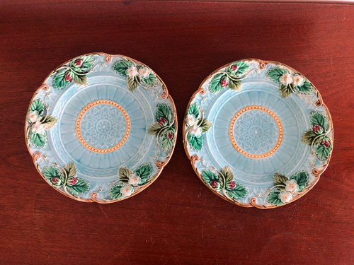 Assiettes barbotine - assiettes, "