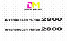 COPPIA ADESIVI "INTERCOOLER