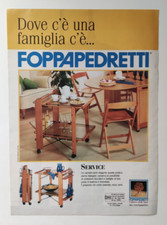 Pubblicita' Foppapedretti Service Carrello Olio La Colombara Viola  1999 (R2)