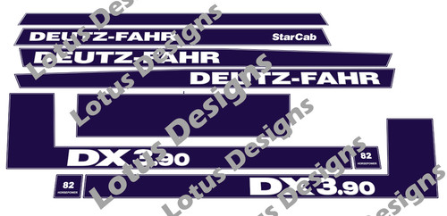 Set adesivi decalcomanie deutz - set,