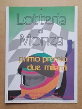 Locandina lotteria di Monza -