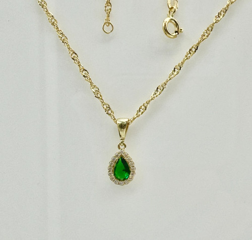 Collana con ciondolo goccia - collana,
