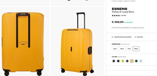 Valigia samsonite - valigia,