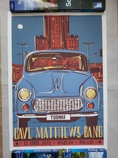 Dave Matthews Band Poster Warsaw Poland 12th April 2024 Numbered