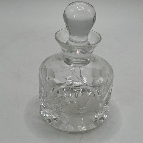 Crystal perfume bottle - crystal, with