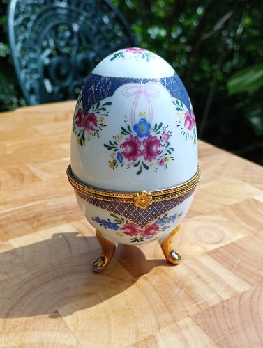 Vintage porcelain egg shaped - porcelain,