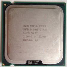 Processore Intel Core 2 Duo E8500 SLB9K 3,16 GHz LGA775 6 MB Wolfdale 45 nm 65 W