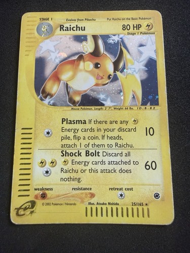 Carta pokémon raichu holo - raichu,