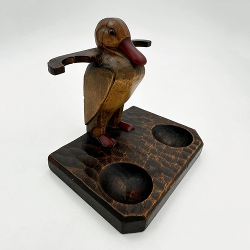 Vintage art deco - anatra, pipa