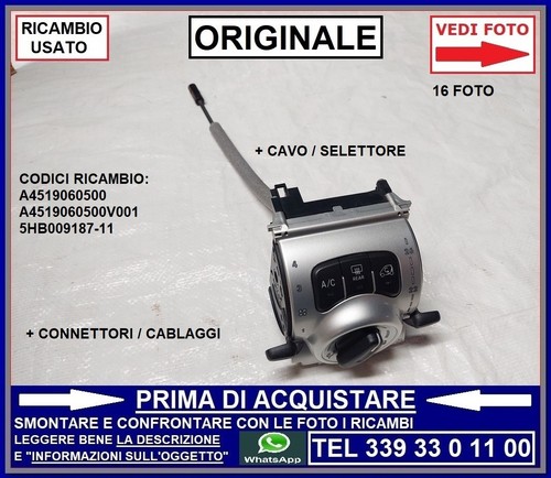 Plancia comandi clima - plancia,